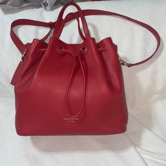 RARE Like new Cole Haan Grand Series Drawstring Crossbody bag - Picture 1 of 16
